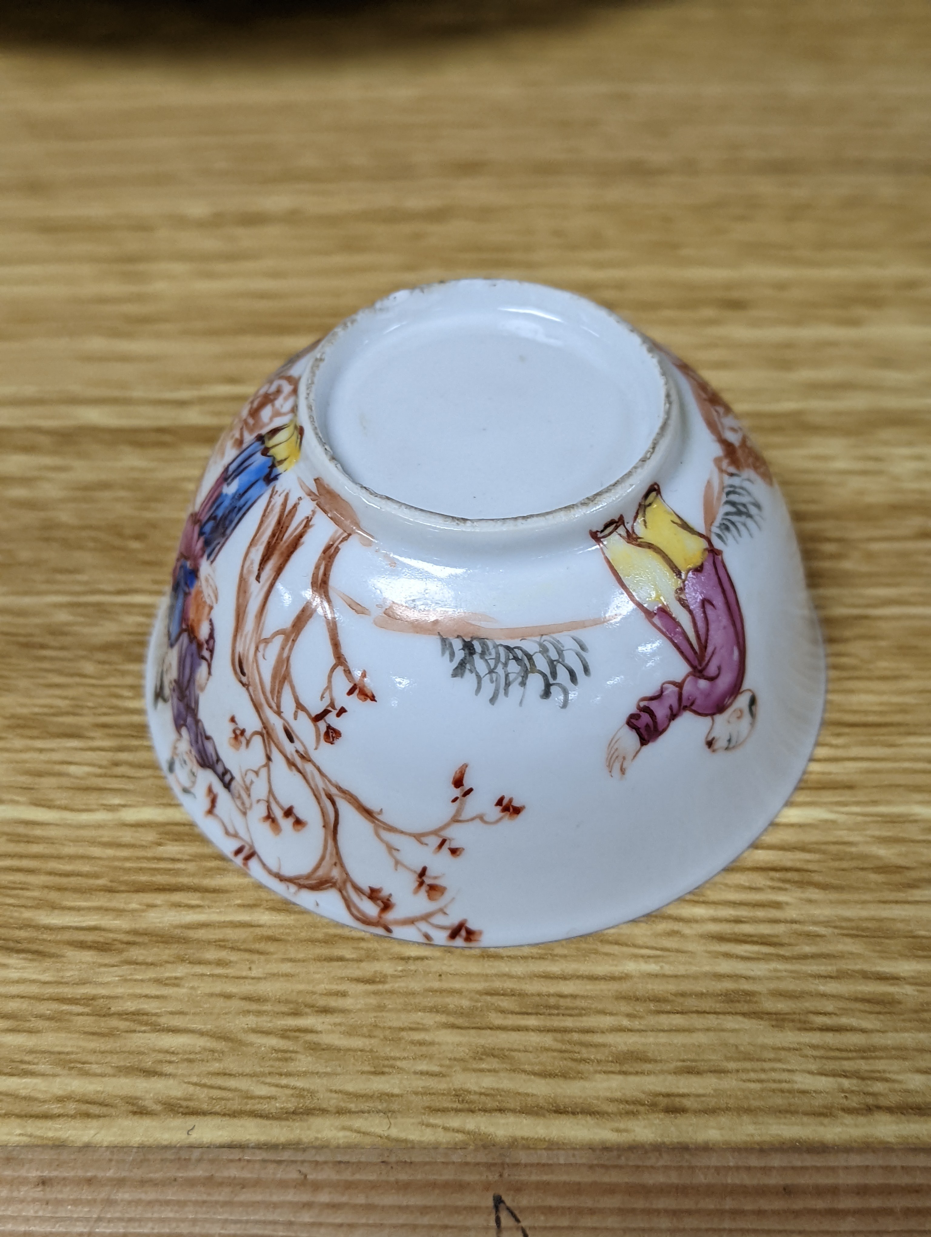 A collection of 19th and 20th century Chinese ceramics, tallest item jar and cover 15 cms high.